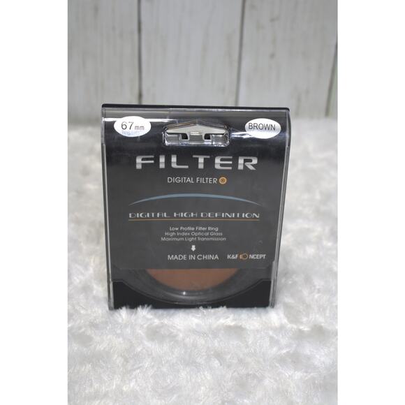 K&F Concept Circular Digital High Def Low Profile Filter Ring 67mm Brown - Picture 2 of 3